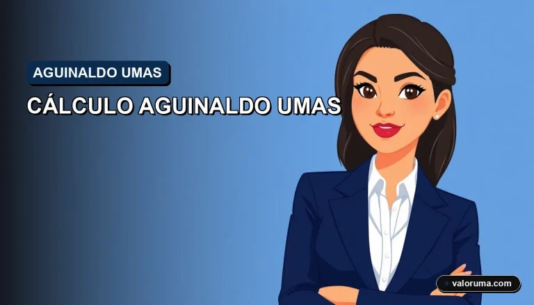 Cálculo de aguinaldo UMAS 2026, pago exento y neto para trabajadores en México