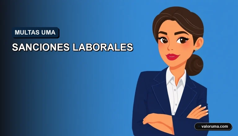 Calculadora de sanciones laborales UMA 2026, contador inteligente con expediente digital y sello oficial