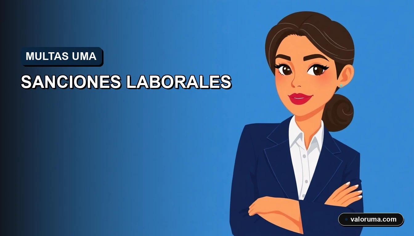 Calculadora de sanciones laborales UMA 2026, contador inteligente con expediente digital y sello oficial