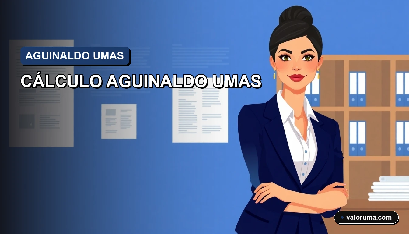 Cálculo exacto de aguinaldo en UMAS 2026 paso a paso para contadores y trabajadores en México