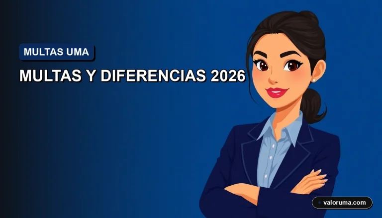 Cálculo de Multas y Diferencias UMA 2026: Impacto Fiscal para Contribuyentes