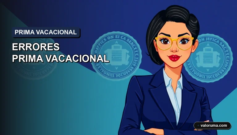 Errores Comunes al Calcular la Prima Vacacional Exenta de ISR en México