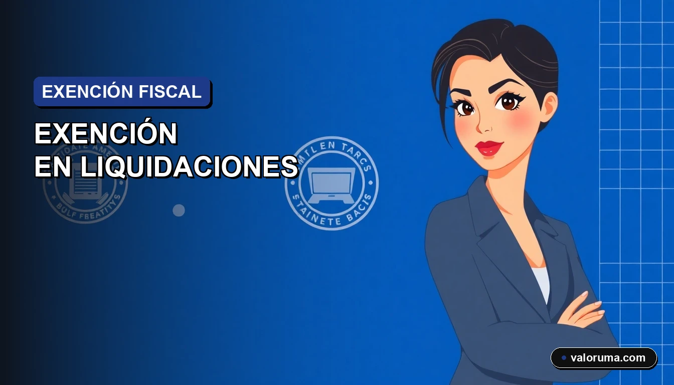 Ilustración vectorial corporativa estilo Memphis sobre exención de impuestos en finiquitos laborales y el tope en UMAS para 2026 en México.