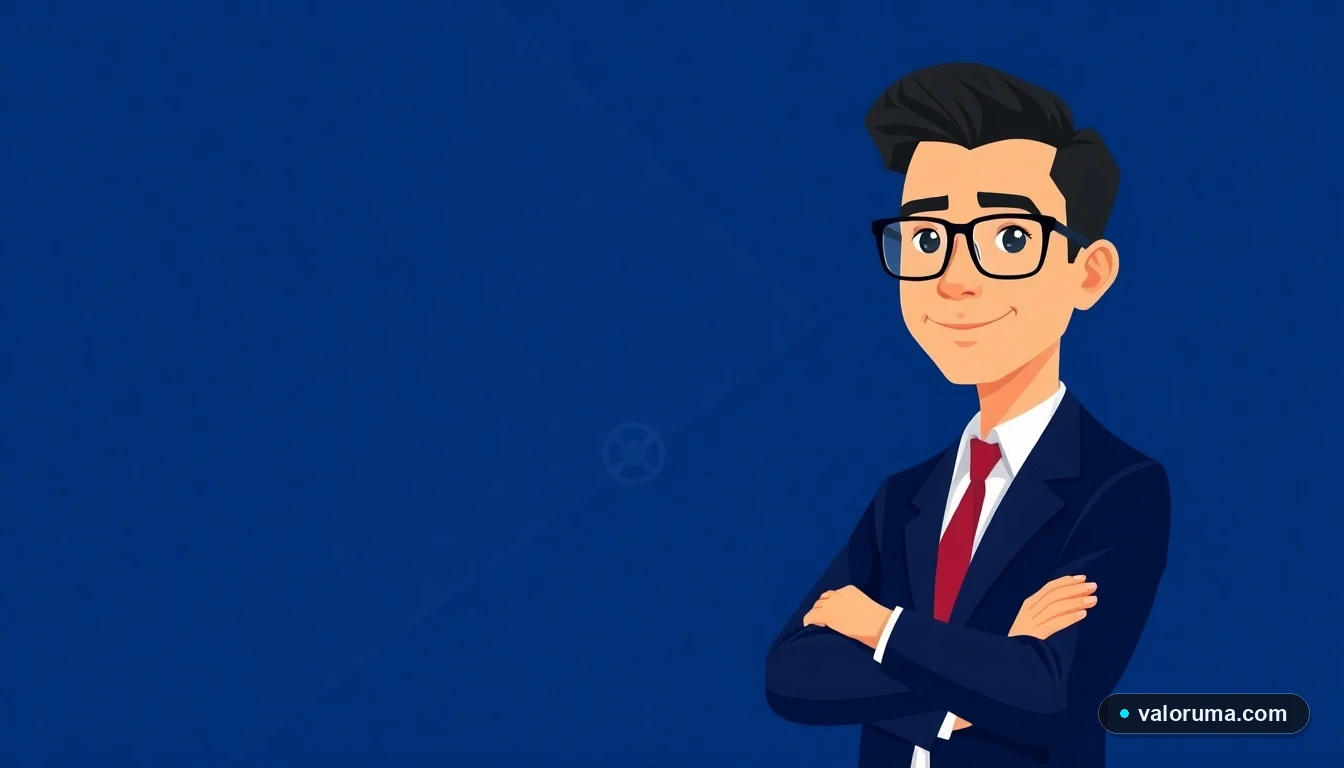 Contador público mexicano en estilo plano moderno asesorando sobre descarga de formato de pago de multas de tránsito.