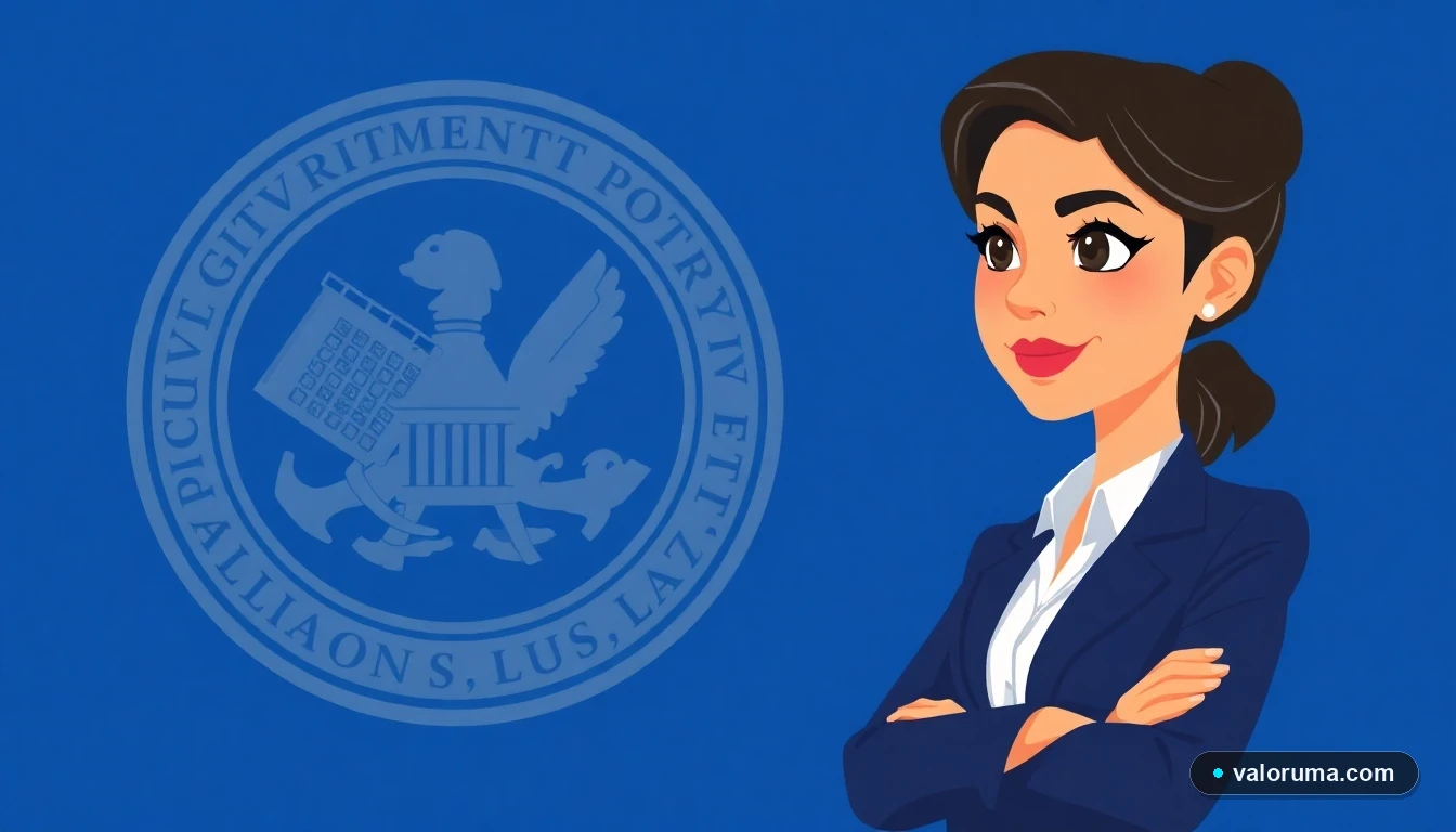 Contadora profesional mexicana analizando el impacto del valor anual de la UMA en declaraciones fiscales, ilustración vectorial corporativa.