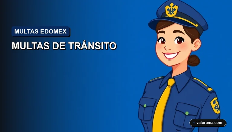 Imagen vectorial de un oficial de tránsito amigable con uniforme azul y corbata amarilla, en estilo Corporate Memphis, sobre fondo azul profundo corporativo.