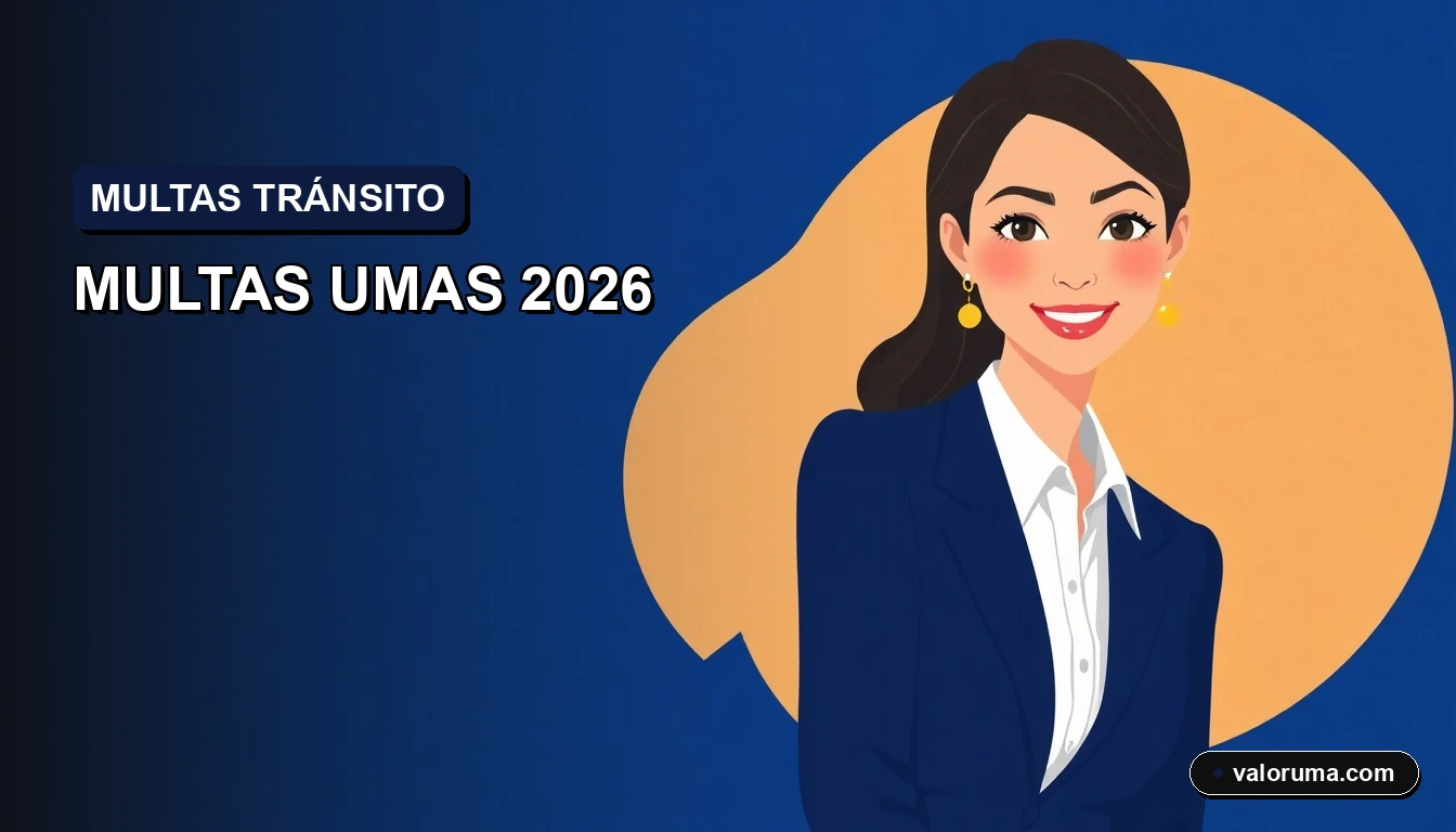 Guía actualizada de cálculo de multas de tránsito en UMAS 2026 para México