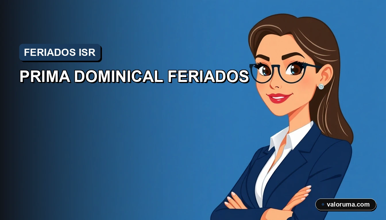Prima dominical en feriados pago obligatorio límite exento ISR UMAS México