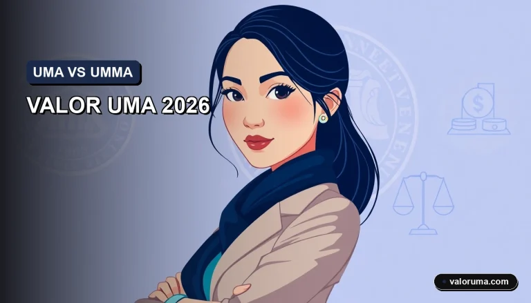 Comparativa UMA vs UMMA para multas y deducciones en México 2026