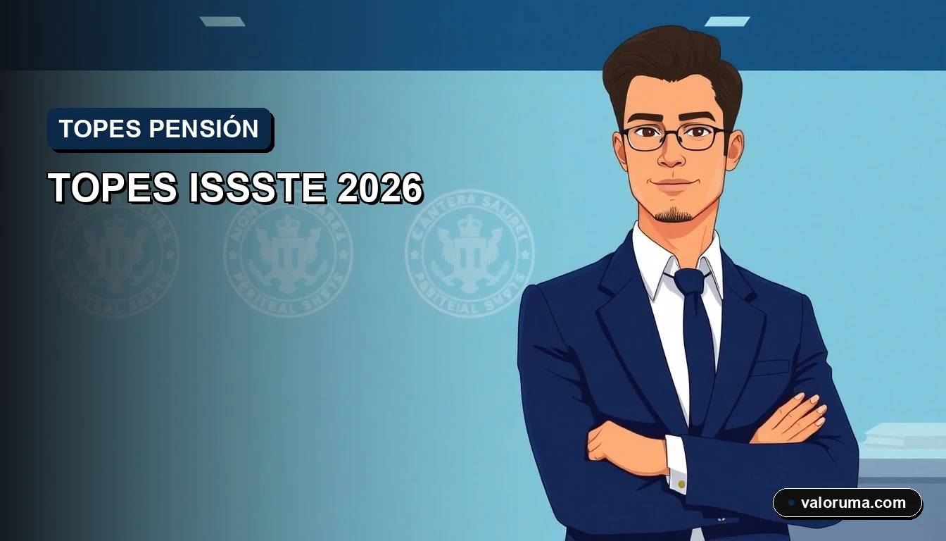 Límites de pago de pensión ISSSTE en UMAS 2026 para trabajadores del gobierno en México