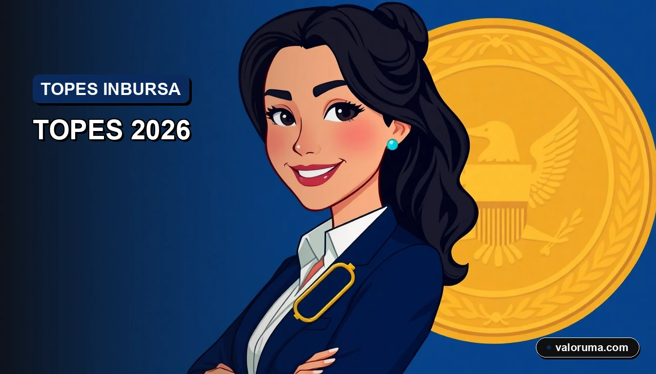 Burócrata mexicana sonriente con expediente azul oscuro, ilustración vectorial plana estilo Corporate Memphis